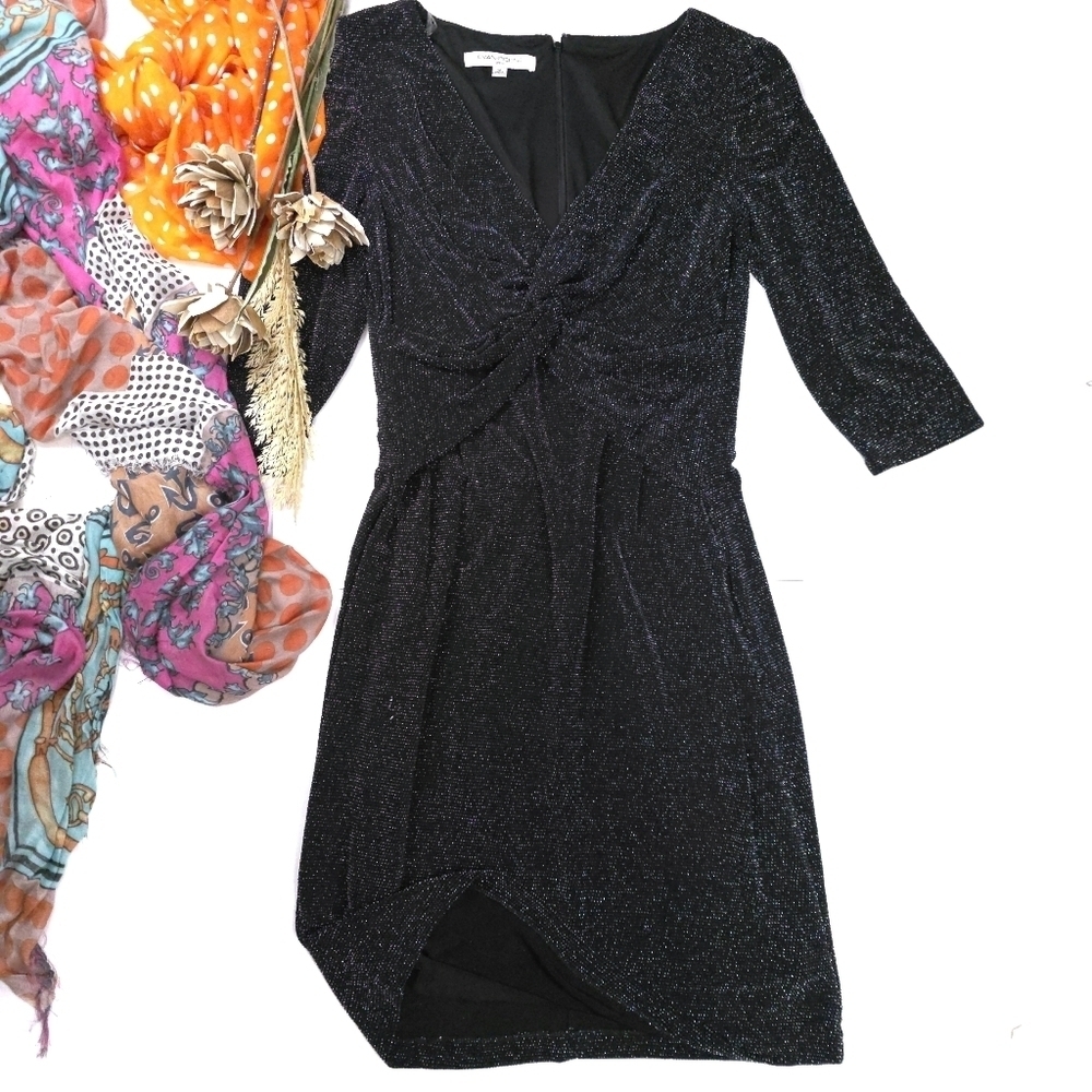 Evan Picone Elegant Black Dress Sz 12